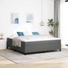 vidaXL Platform bedframe Lichtgrijs 180 x 200 cm Stof