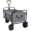 vidaXL Opvouwbare Bolderkar Grijs 89 x 63 x 96 cm