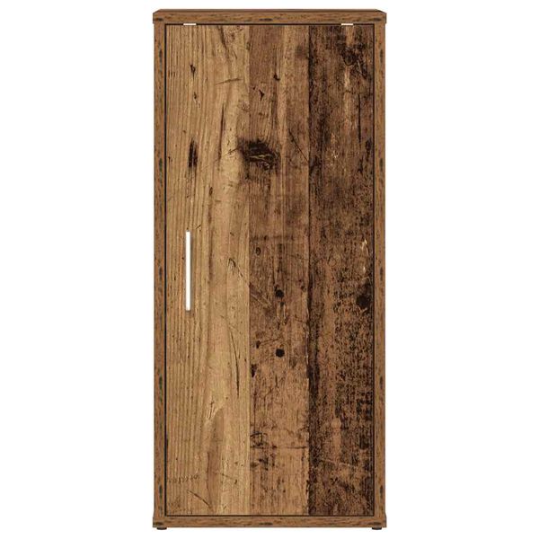 vidaXL Schoenenkasten 2 st 32x35x70 cm bewerkt hout oud houtkleurig