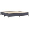 vidaXL Boxspringbed Donkergrijs 200 x 200 cm Fluweel