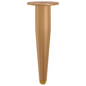 vidaXL Staande Poten 2 pcs Goud 98 x 40 mm IJzer