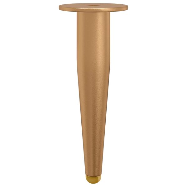 vidaXL Staande Poten 2 pcs Goud 98 x 40 mm IJzer