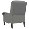vidaXL Fauteuil Donkergrijs 76 x 94 x 102 cm Microfibre