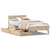 vidaXL Bedframe zonder matras massief grenenhout 75x190 cm