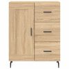 vidaXL Dressoir 69,5x34x90 cm bewerkt hout sonoma eikenkleurig