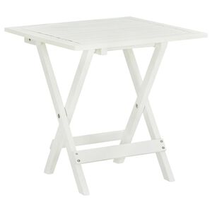 vidaXL Bistrotafel 46x46x47 cm massief acaciahout wit