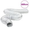 vidaXL Ventilatieslang &Oslash;15 cm 6 m aluminium