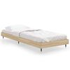 vidaXL Bedframe zonder matras hout sonoma eikenkleurig 75x190 cm