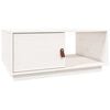 vidaXL Salontafel 80x50x35,5 cm massief grenenhout wit