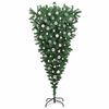 vidaXL Ophang Kunst Kerstboom met Ballenset Groen 210 cm PVC