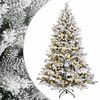 vidaXL Kunstmatige Inklapbare Kerstboom 120 cm 150 LED's Warmwit