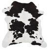 vidaXL Kalfshuid 70x100 cm gemengd zwart en wit