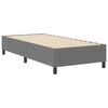 vidaXL Platform bedframe Lichtgrijs 90 x 190 cm Katoen Stof