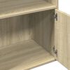 vidaXL Boekenkast 100x36x189 cm bewerkt hout sonoma eikenkleurig