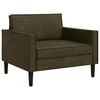 vidaXL XL fauteuil Legergroen Nep Suede Leer