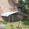 vidaXL Hondenkennel met dak 300x300x150 cm