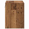 vidaXL TV Wandkast Wandgemonteerd Oud Hout 40,5x30x40cm Bewerkt hout