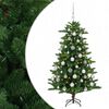 vidaXL Artificial Christmas Tree with Bauble 120 cm 150 LED's Warmwit