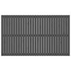 vidaXL Wandhoofdbord 185x3x110 cm massief grenenhout grijs
