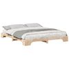 vidaXL Bedframe Bruin 180 x 210 cm Massief grenenhout
