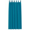 vidaXL Zwart-out Gordijnen met Ringen 2 pcs Turquoise 245 x 140 cm