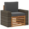 vidaXL Buiten Midden Sofa Naturel