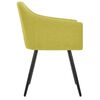 vidaXL Eetkamerstoelen 6 st stof groen