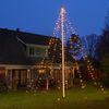 Ambiance Kerstverlichting voor vlaggenmast met 192 LED's 208 cm