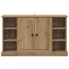 vidaXL Dressoir Artisan Eiken 100 x 35,5 x 60 cm Bewerkt hout