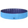 vidaXL Opvouwbaar zwembadd voor honden Blauw 160 x 160 x 30 cm PVC