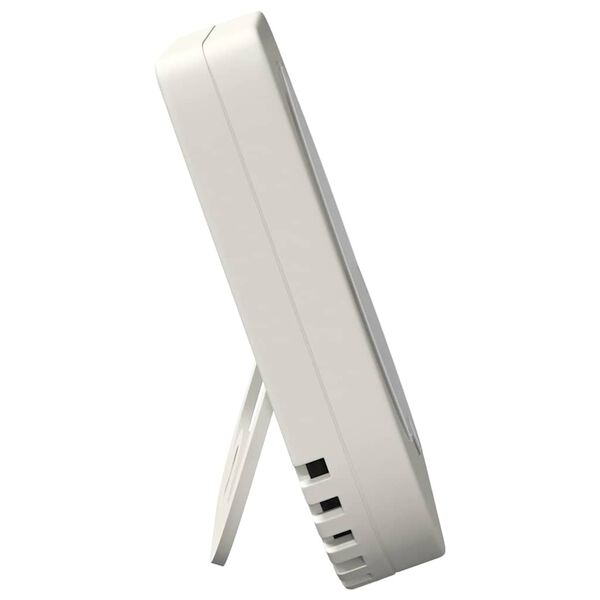 vidaXL Thermo Hygrometer Wit 7,5 x 7,5 x 1,2 cm ABS