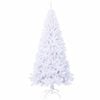 vidaXL Kunstkerstboom met 300 LED Wit 180 cm PVC en staal