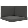 vidaXL Buiten bankkussen Polyester Antraciet 80 x 80 cm