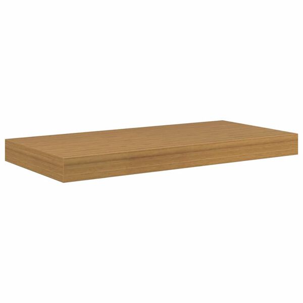 vidaXL Wandplank Wandgemonteerd Beige 50 x 23 x 4 cm Bewerkt hout