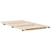 vidaXL Bedframe Bruin 100 x 200 cm Massief grenenhout