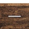 vidaXL Highboard met lade Oud Hout 50 x 42,5 x 185 cm Bewerkt hout