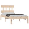 vidaXL Bedframe massief hout 90x190 cm