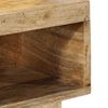 vidaXL Nachtkastje 50x27x50 cm massief ruw mangohout