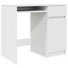 vidaXL Bureau 86x49x76 cm spaanplaat wit
