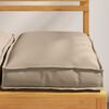 vidaXL Kussen 4 pcs Taupe 40 x 40 x 8 cm Oxford Stof