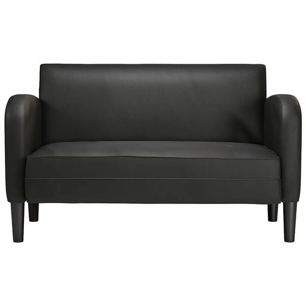 vidaXL Loveseat bank 110 cm kunstleer zwart