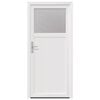 vidaXL Zij-ingangsdeur Wit 88 x 198 cm PVC