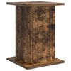 vidaXL Plantenstandaard Gerookt eiken 30,5 x 30 x 43 cm Bewerkt hout