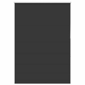 vidaXL Rolgordijn verduisterend 105x175 cm stofbreedte 100,7 cm zwart