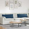 vidaXL Sofa Kussens 2 stuks Blauw 120 x 40 cm Stof