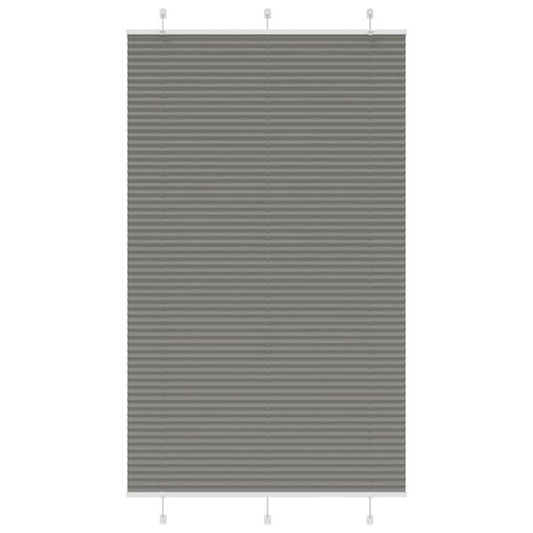 vidaXL Pliss&eacute; rolgordijn 120x200 cm stofbreedte 119,4 cm antraciet