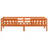 vidaXL Bedframe zonder matras massief grenenhout wasbruin 75x190 cm