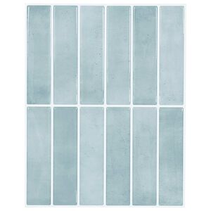 vidaXL Rechthoekige Tegel 10 pcs Grijs groen 29 x 23 x 0,08 cm