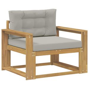 vidaXL Buiten Midden Sofa Polyester Wit