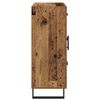 vidaXL Dressoir Oud Hout 69,5 x 34 x 90 cm Gemonteerd hout en ijzer